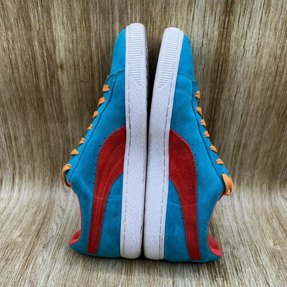 Puma Suede Classic Men's Size 10 Bluebird Tiger Lilly Low Top Sneakers 356568-05